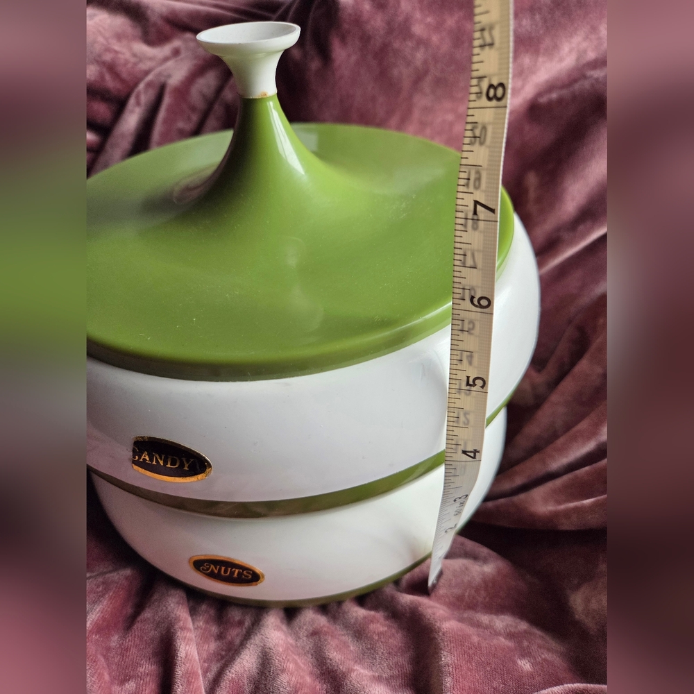 Vintage 1960s stacking Canister Set Manufactured by Plastics Consolidated Inc - Picture 7 of 9